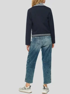 Marc Cain Blazer*Damen Blazer blau gemustert