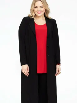 YOEK Blazer*Damen Blazer schwarz uni