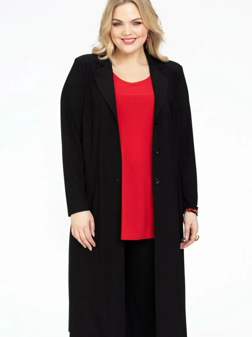 YOEK Blazer*Damen Blazer schwarz uni