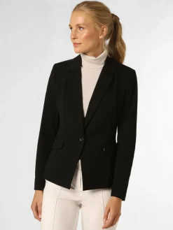 comma Blazer*Damen Blazer schwarz uni