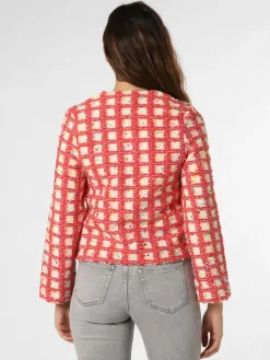 Rich & Royal Blazer*Damen Blazer fuchsia weiß kariert