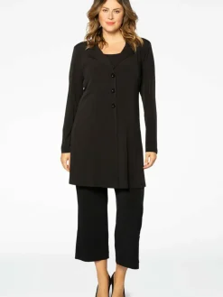 YOEK Blazer*Damen Blazer schwarz uni