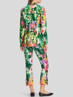 Marc Cain Blazer*Damen Blazer grün gemustert