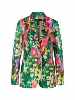 Marc Cain Blazer*Damen Blazer grün gemustert