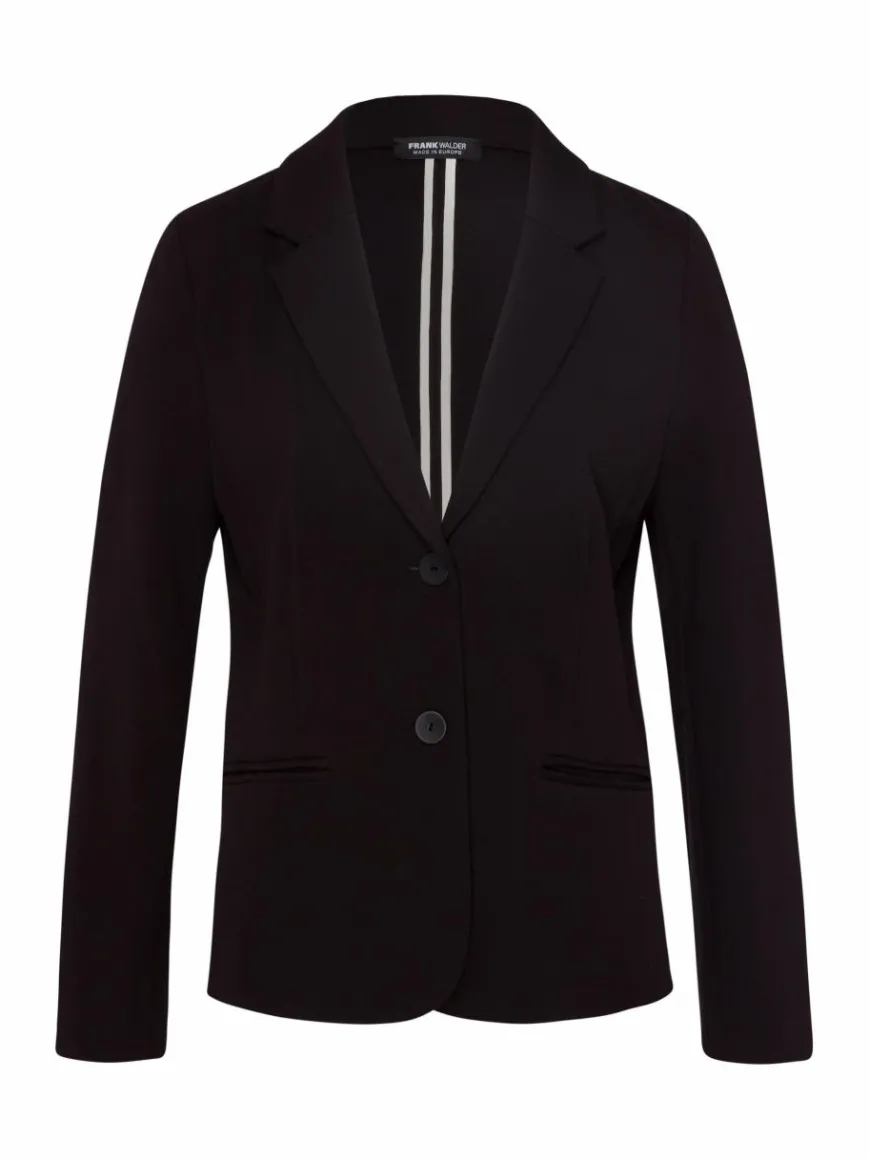 Frank Walder Blazer*Damen Blazer schwarz uni