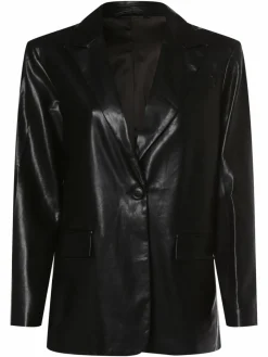 IPURI Blazer*Damen Blazer schwarz uni