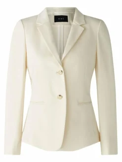 Oui Blazer*Damen Blazer weiß uni