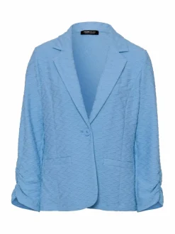 Frank Walder Blazer*Damen Blazer blau uni