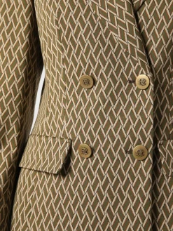 Marc Cain Collections Blazer*Damen Blazer erbse beige gemustert