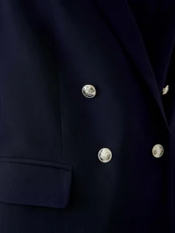 Oui Blazer*Damen Blazer blau uni