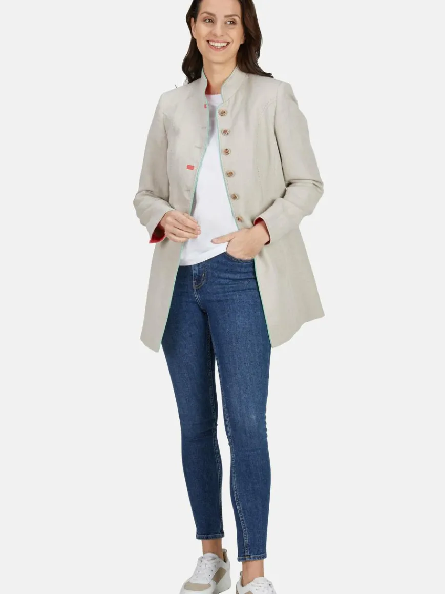 White Label Blazer*Damen Blazer beige uni