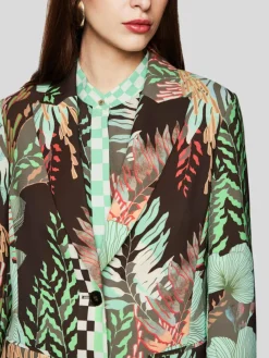 Marc Cain Blazer*Damen Blazer braun gemustert