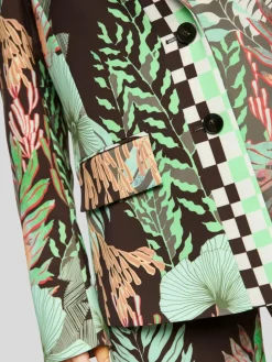 Marc Cain Blazer*Damen Blazer braun gemustert