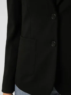 More & More Blazer*Damen Blazer schwarz uni