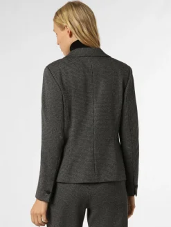 comma Blazer*Damen Blazer anthrazit gemustert