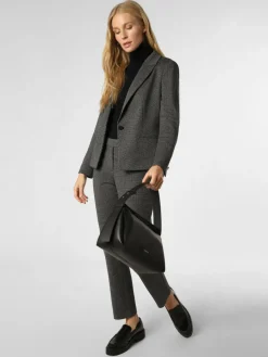 comma Blazer*Damen Blazer anthrazit gemustert