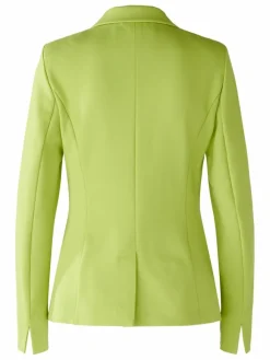 Oui Blazer*Damen Blazer grün uni