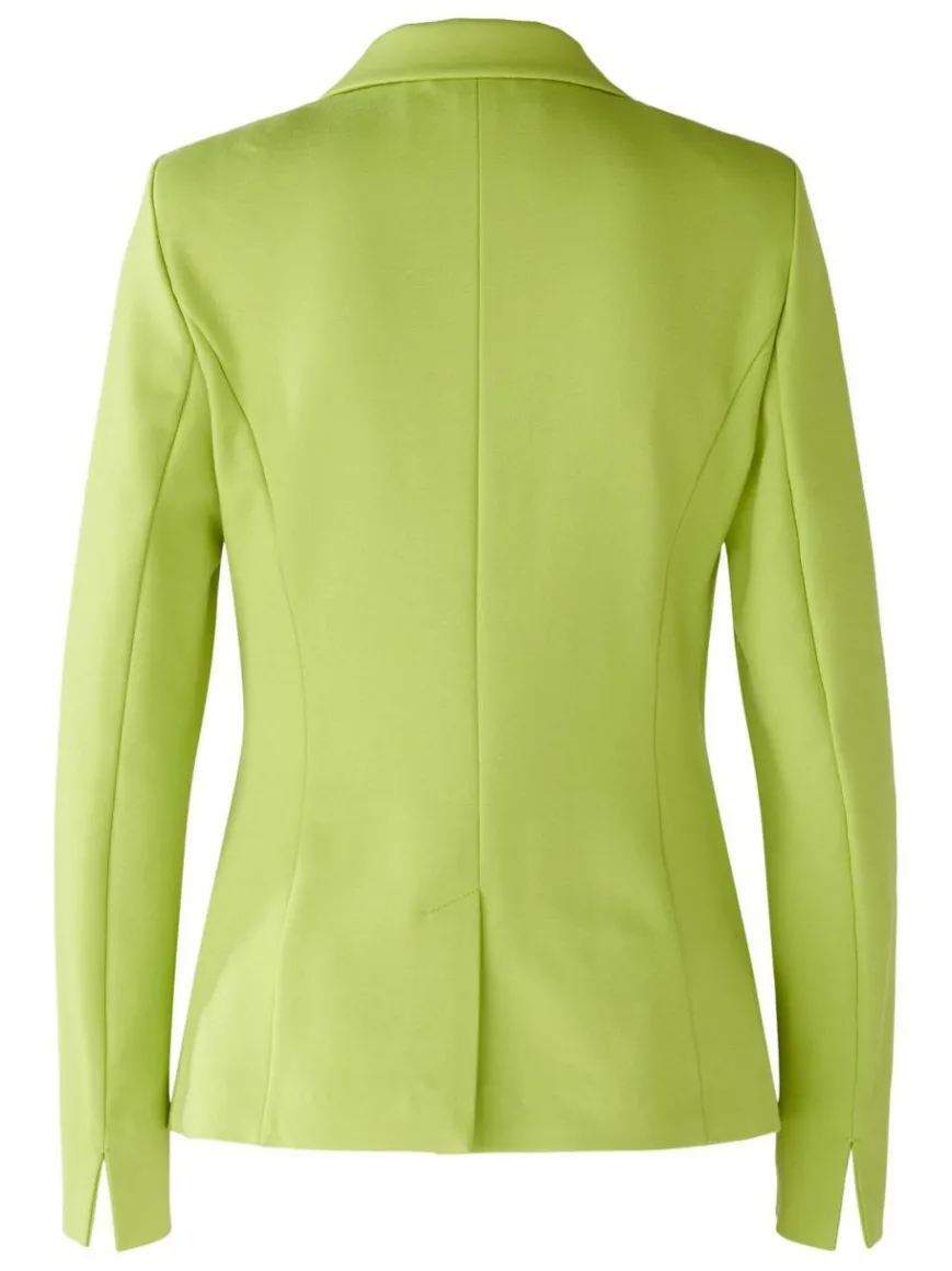 Oui Blazer*Damen Blazer grün uni