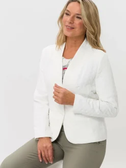 Frank Walder Blazer*Damen Blazer ecru weiß uni