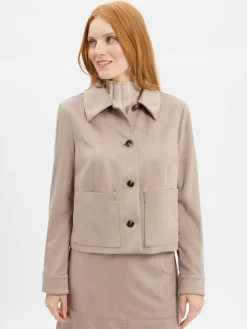 s.Oliver BLACK LABEL Blazer*Damen Blazer taupe uni