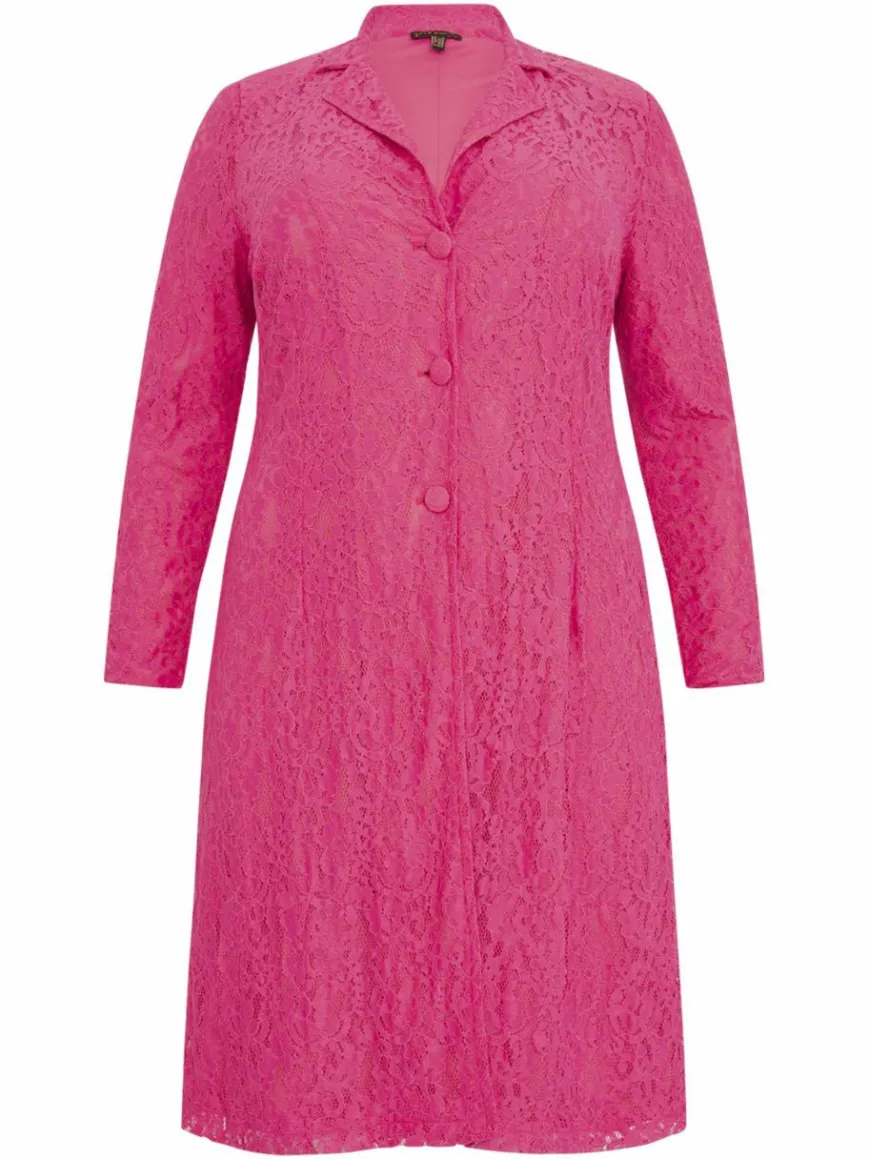 YOEK Blazer*Damen Blazer pink bedruckt