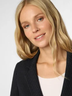 Oui Blazer*Damen Blazer marine gestreift