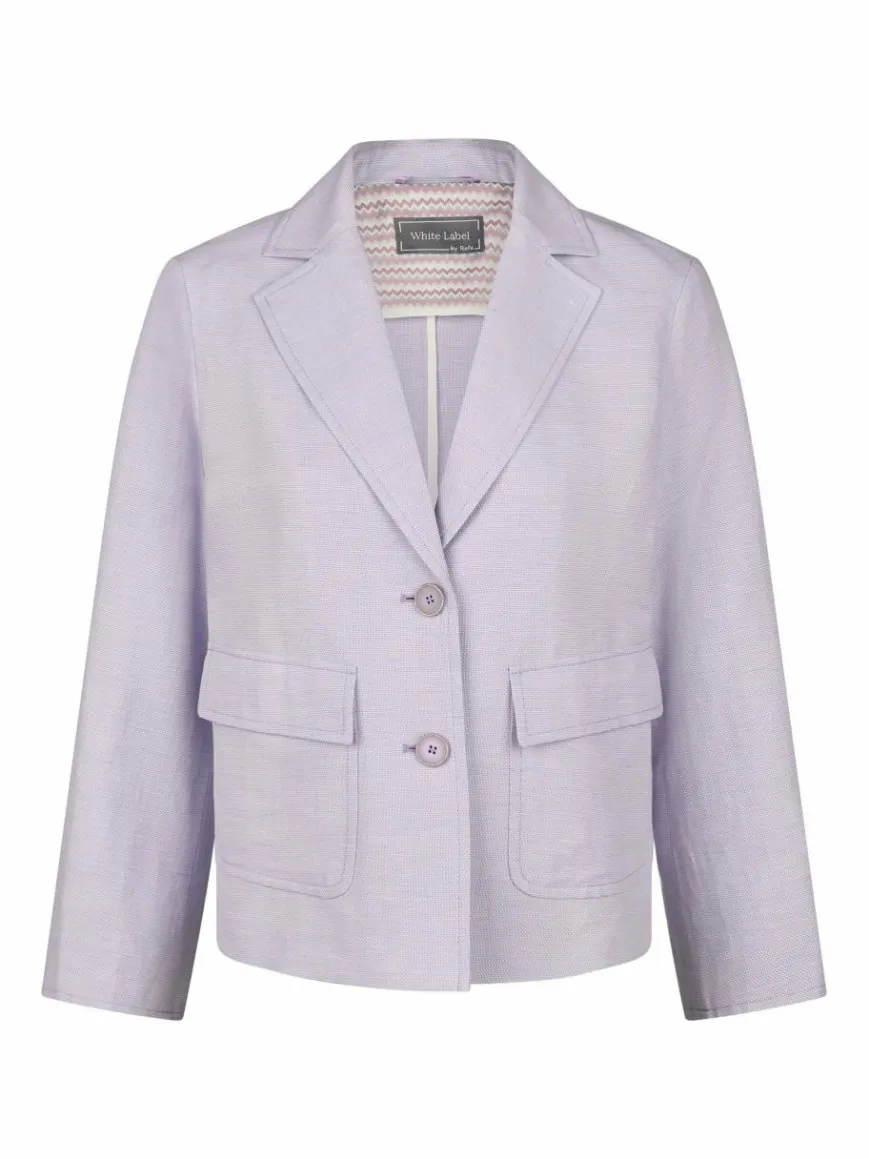 White Label Blazer*Damen Blazer lila uni