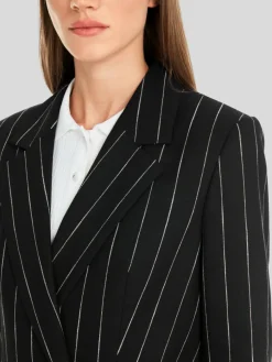 Marc Cain Blazer*Damen Blazer schwarz gestreift