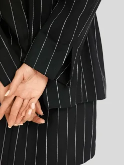 Marc Cain Blazer*Damen Blazer schwarz gestreift