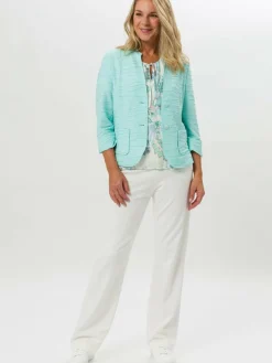 Frank Walder Blazer*Damen Blazer grün uni