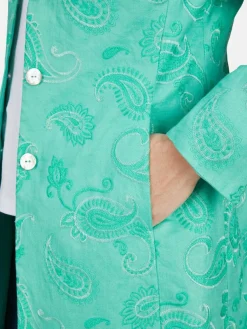 White Label Blazer*Damen Blazer grün gemustert