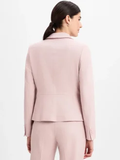 More & More Blazer*Damen Blazer rosa strukturiert