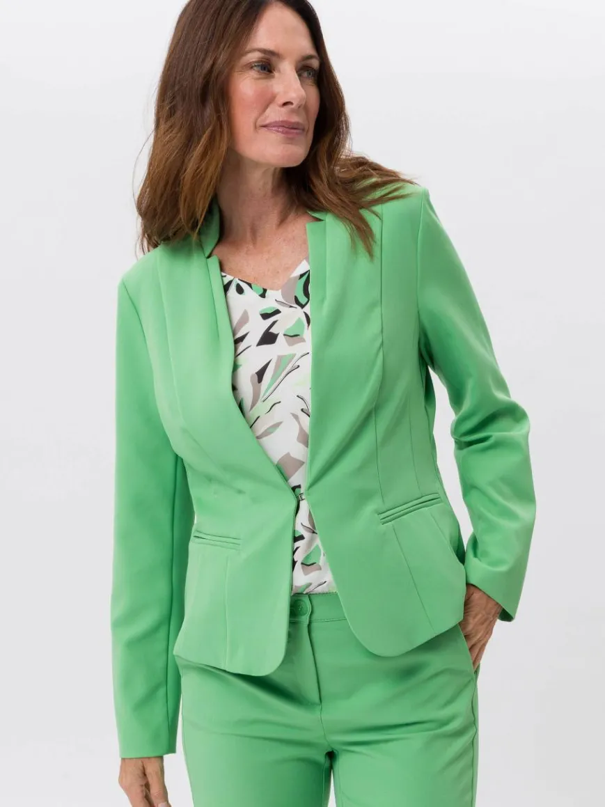 Frank Walder Blazer*Damen Blazer grün uni