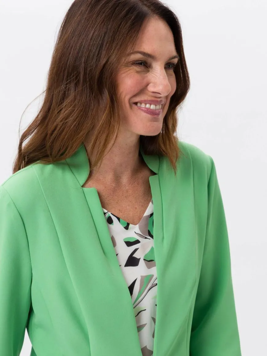 Frank Walder Blazer*Damen Blazer grün uni