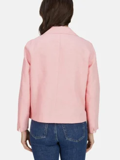 White Label Blazer*Damen Blazer rosa uni