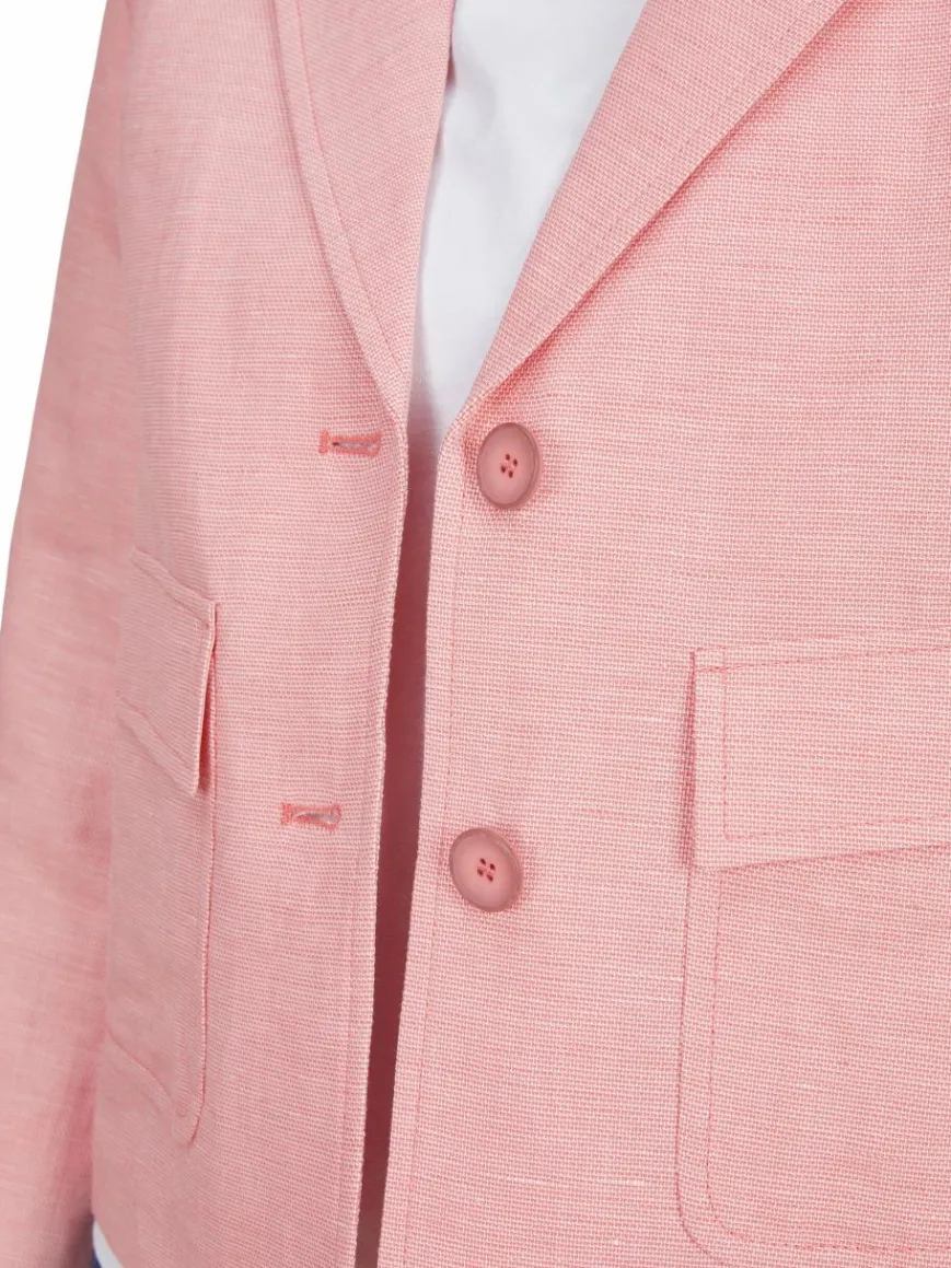 White Label Blazer*Damen Blazer rosa uni