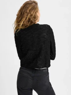 zero Blazer*Damen Blazer schwarz uni