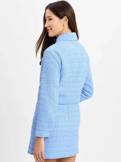 HUGO Blazer*Damen Blazer - Akulanna hellblau strukturiert