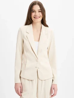 soyaconcept® Blazer*Damen Blazer - Daniela 1 ecru uni