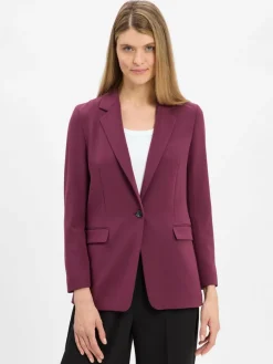 BOSS Blazer*Damen Blazer - Jocaluah aubergine uni