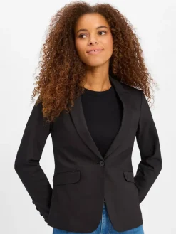 MOS MOSH Blazer*Damen Blazer - MMBlake Night schwarz uni