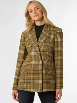 MOS MOSH Blazer*Damen Blazer - MMWanda oliv marine kariert