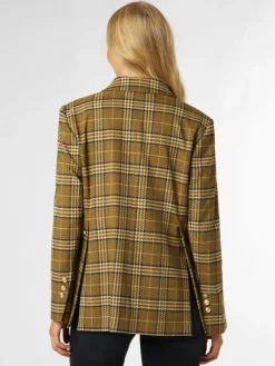 MOS MOSH Blazer*Damen Blazer - MMWanda oliv marine kariert