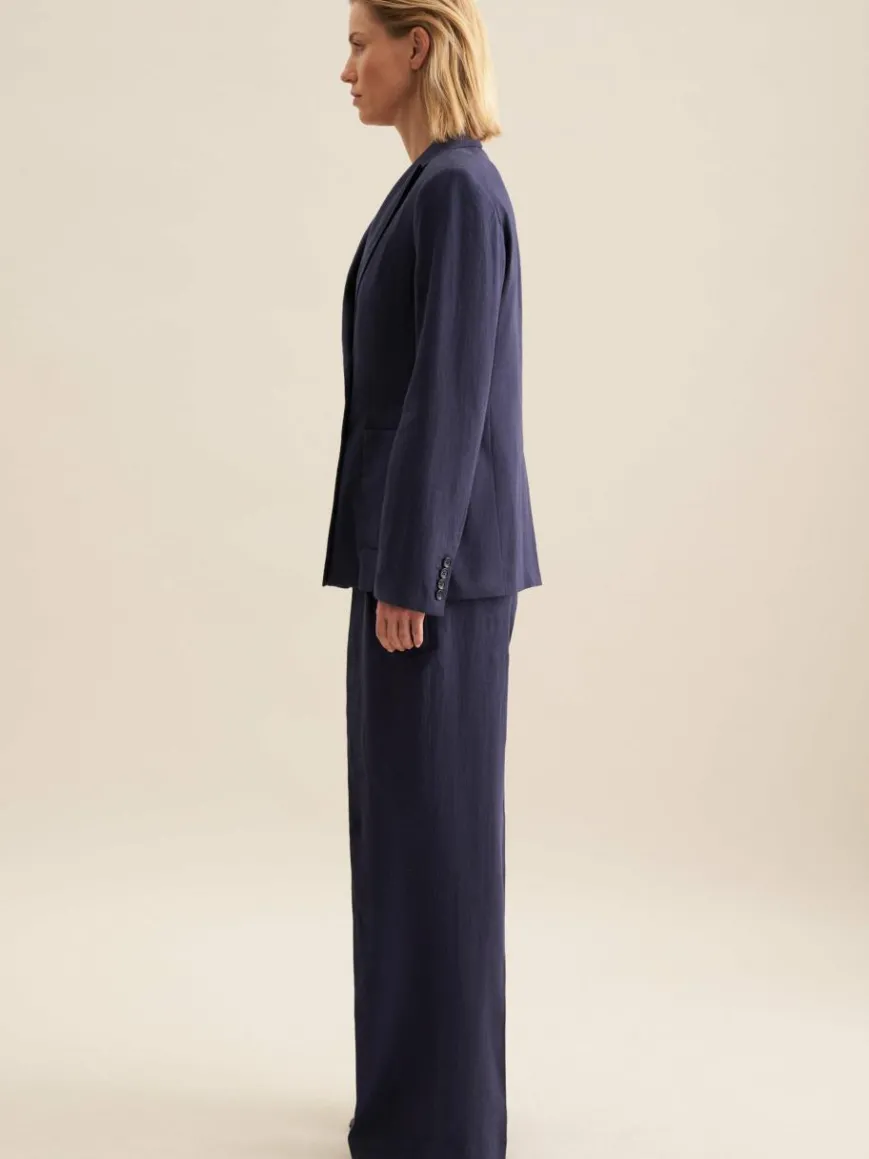 Seidensticker Blazer*Damen Blazer - Uni blau uni