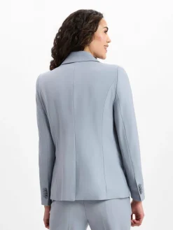 Drykorn Blazer*Damen Blazer mit Wollanteil - Bundrey hellblau uni
