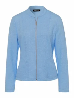 Frank Walder Sweatshirts & Sweatjacken*Damen Blazerjacke blau uni