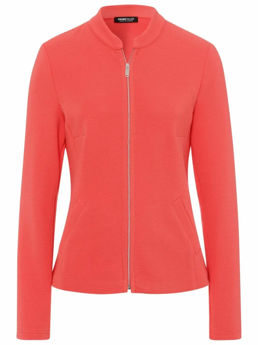 Frank Walder Blazer*Damen Blazerjacke koralle rot uni