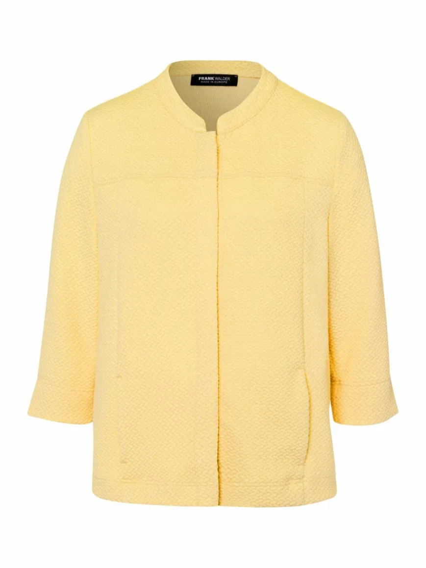 Frank Walder Jacken & Westen*Damen Blazerjacke gelb uni