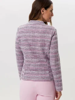 Frank Walder Sweatshirts & Sweatjacken*Damen Blazerjacke mehrfarbig gemustert