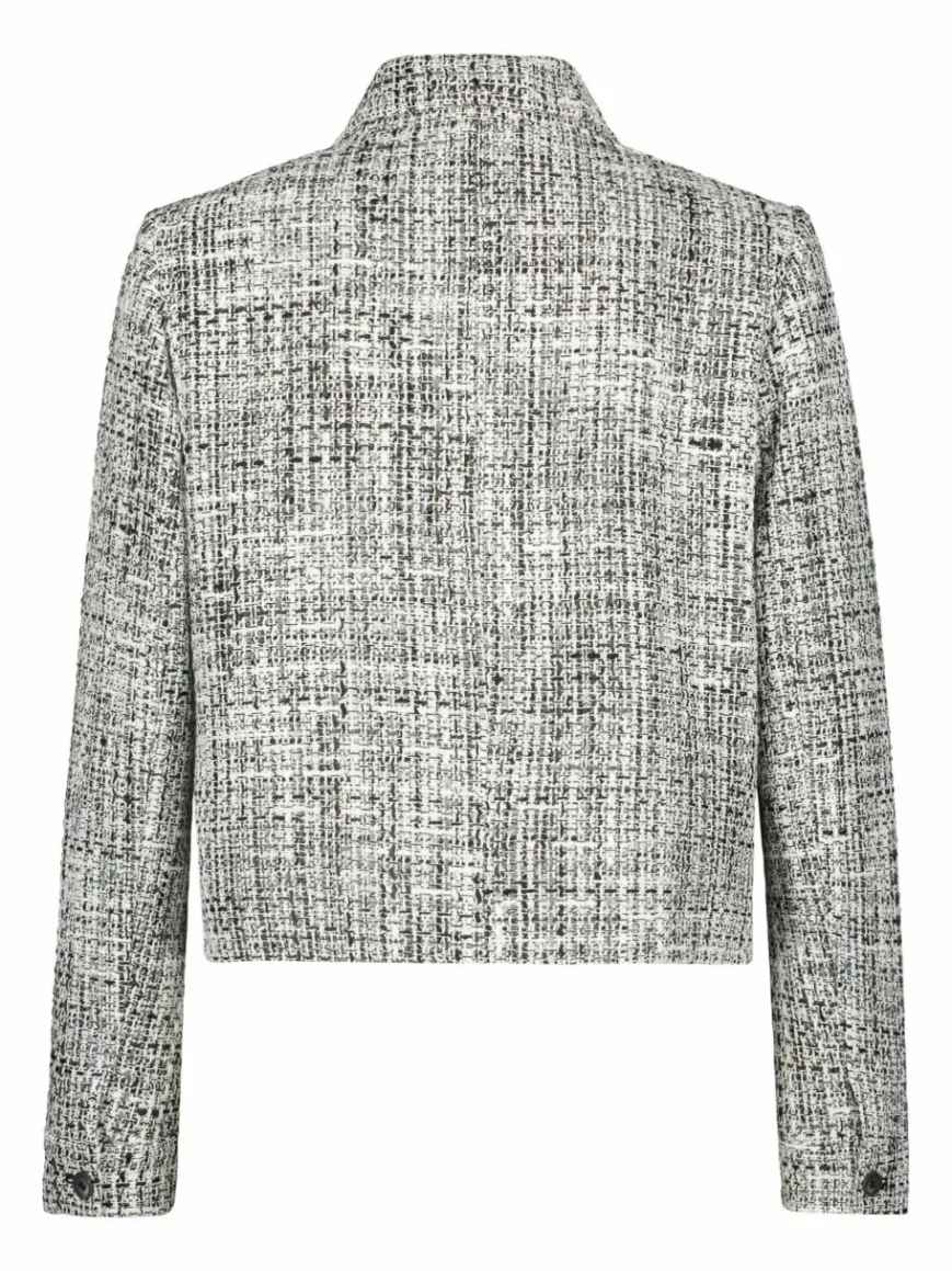 Betty & Co Blazer*Damen Blazer-Jacke petrol mehrfarbig gemustert